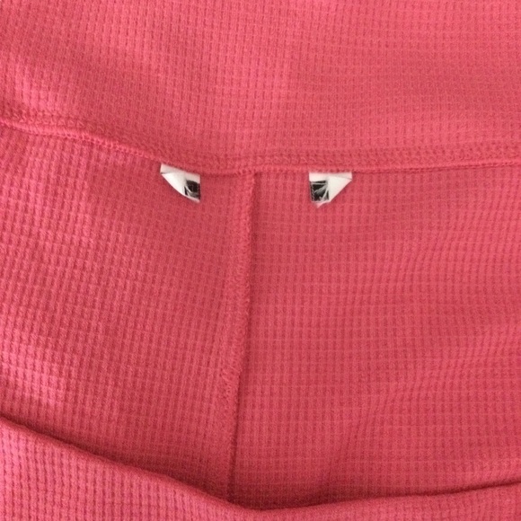 Athleta Wind Down Sleep Waffle Knit Pajama Set in Pink Plus Size Nwot - Picture 9 of 12